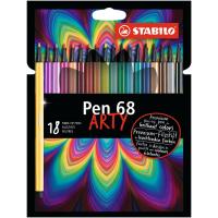 STABILO PEN 68 ARTY felt pen Medium Multicolour 18 pc(s)