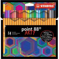 STABILO point 88 ARTY fineliner Multicolour 24 pc(s)