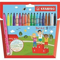 STABILO Trio A–Z felt pen Fine Multicolour 18 pc(s)