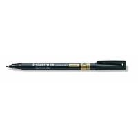 Staedtler Lumocolor 319 permanent marker Brush/Fine tip Black