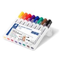 Staedtler Lumocolor 351 WP8 permanent marker Bullet tip Black, Blue, Brown, Green, Orange, Red, Violet, Yellow 8 pc(s)