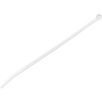 StarTech.com 10''(25cm) Cable Ties - 1/8''(4mm) wide, 2-5/8''(68mm) Bundle Diameter, 50lb(22kg) Tensile Strength, Nylon Self Locking Zip Ties w/Curved Tip, 94V-2/UL Listed, 1000 Pack - White