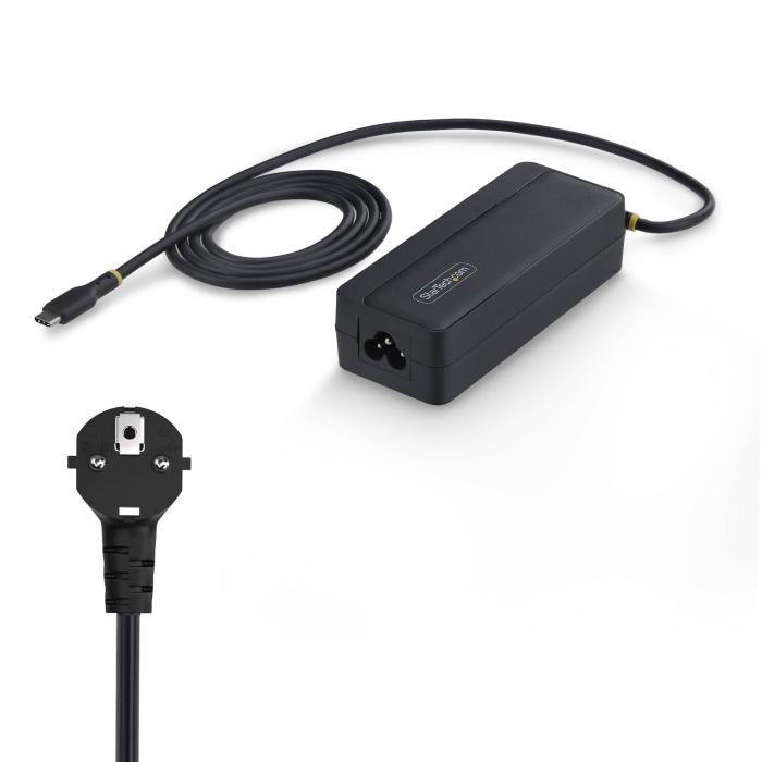 StarTech.com 140W USB-C Laptop Charger with 4ft (1.2m) Tethered USB-C Cable, GaN Power Adapter Brick for MacBook M3/M4/M5 — image 5 of 8