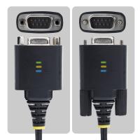 StarTech.com 1ft (30cm) USB-C to Serial Adapter Cable, COM Retention, FTDI Chipset, Type-C to Male DB9 RS232, Status LEDs, view image 4 of 12