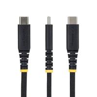 StarTech.com 1m (3.3ft) USB-A to USB-C Fast Charging Cable, 15W 3A, Dual-Layer Braided Nylon/TPE Jacket, Durable USB-A to, view image 7 of 10