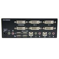StarTech.com 2 Port Dual DVI USB KVM Switch with Audio & USB 2.0 Hub, view image 2 of 2