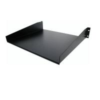 StarTech.com 2U Server Rack Shelf - Universal Rack Mount Cantilever Shelf for 19'' Network Equipment Rack & Cabinet - Heavy Duty Steel – Weight Capacity 44lb/20kg - 16'' Deep Tray, Black