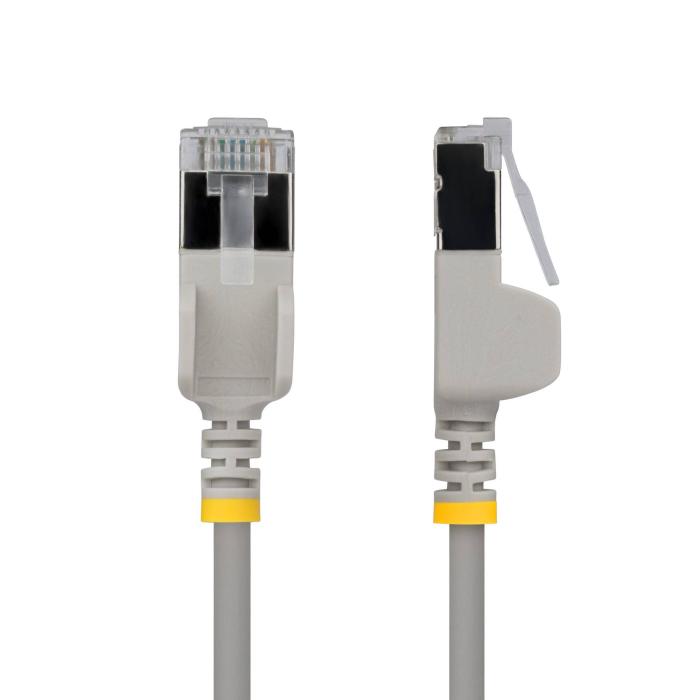 StarTech.com 30cm Gray Ultra Slim Cat6A Ethernet Cable, 10 Pack, Snagless, FTP, Pure Bare Copper Wire, 34AWG Ultra Slim RJ45 — image 9 of 12