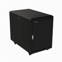 StarTech.com 4-Post 15U Server Rack Cabinet, Lockable 19'' Data Rack Cabinet for Computer / AV / IT Equipment, Office / Home Network Rack with Casters & Adjustable Mounting Rails