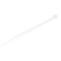 StarTech.com 4''(10cm) Cable Ties - 1/16''(2mm) wide, 7/8''(22mm) Bundle Diameter, 18lb(8kg) Tensile Strength, Nylon Self Locking Zip Ties with Curved Tip - 94V-2/UL Listed, 100 Pack - White