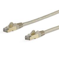 StarTech.com 5m CAT6a Ethernet Cable - 10 Gigabit Shielded Snagless RJ45 100W PoE Patch Cord - 10GbE STP Network Cable w/Strain Relief - Grey Fluke Tested/Wiring is UL Certified/TIA