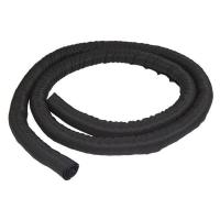 StarTech.com 6.5' (2m) Cable Management Sleeve - Flexible Coiled Cable Wrap - 1.0-1.5'' dia. Expandable Sleeve - Polyester Cord Manager/Protector/Concealer - Black Trimmable Cable Organizer