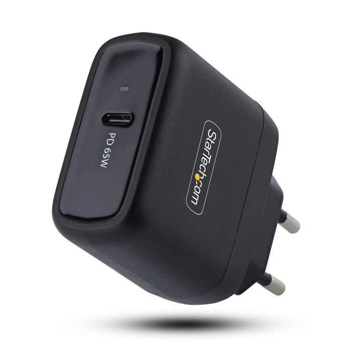 StarTech.com 65W USB-C Laptop Charger, GaN Charger with Power Adapter Brick for Dell, XPS, HP ProBook, MacBook Pro — image 8 of 14