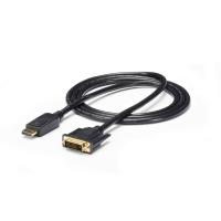 StarTech.com 6ft (1.8m) DisplayPort to DVI Cable, DisplayPort to DVI Adapter Cable, Passive DP to DVI-D Video Converter, 1080p - Replacement for DP2DVIMM6