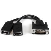 StarTech.com 8'' (20 cm) DMS-59 to Dual DisplayPort Adapter Cable - 4K x 2K Video - LFH DMS 59 pin (M) to 2x DisplayPort 1.2 (F) Splitter Y Cable - LFH Graphics Card to Dual DP Monitors