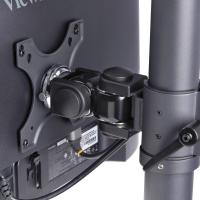 StarTech.com Desk Mount For 2x Vertically Stacked Monitors, Dual 49'', Total 70lb (32kg), C-Clamp, Quick-Release VESA, view image 6 of 10
