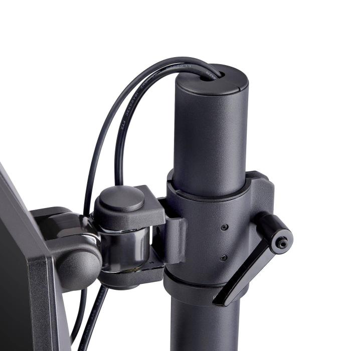 StarTech.com Desk Mount For 2x Vertically Stacked Monitors, Dual 49'', Total 70lb (32kg), C-Clamp, Quick-Release VESA — image 5 of 10