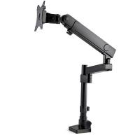 StarTech.com Desk Mount Monitor Arm with 2x USB 3.0 Ports, Full Motion Single Monitor Mount, up to 34'' (17.6lb/8kg) VESA Display, Clamp/Grommet Mount, Mechanical Spring