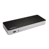StarTech.com Dual Monitor USB C Docking Station with 60W Power Delivery for Windows Laptops - USB C to HDMI / DVI Dock - USB 3.1 Gen 1 Type C Dock w/ Charging - Thunderbolt 3 Compatible