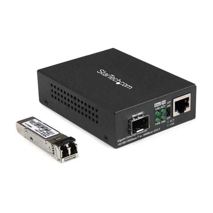 StarTech.com Gigabit Ethernet Fiber Media Converter - Compact - 850nm MM LC - 550m — image 2 of 5