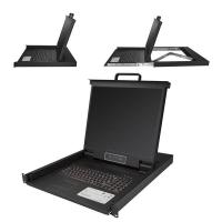 StarTech.com RKCONS1901 19'' 1280 x 1024pixels Steel Black 1U rack console