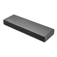 StarTech.com Thunderbolt 3 Dock - Dual 4K 60Hz Monitor TB3 Laptop Docking Station with DisplayPort, HDMI & 1080p VGA - 85W Power Delivery & Charging - 2x USB-A, Ethernet - Mac & Windows