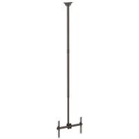StarTech.com TV Ceiling Mount - Full-Motion Universal Hanging Single Screen Mount with Adjustable Telescopic Long Pole - Tilt / Swivel - VESA Bracket for 32”-75'' Displays