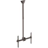 StarTech.com TV Ceiling Mount - Full-Motion Universal Hanging Single Screen Mount with Adjustable Telescopic Pole - Tilt / Swivel - VESA Bracket for 32”-75'' Displays