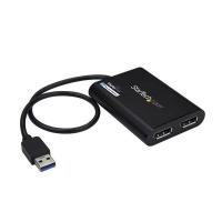 StarTech.com USB 3.0 to Dual DisplayPort Adapter - 4K 60Hz