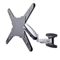 StarTech.com VESA TV Wall Mount, Adjustable Full Motion TV Wall Mount For 23''-55'' Displays, Slim TV Mounting Bracket Supports 66lb (30kg), Extendable/Tilting/Swivel TV Wall Mount