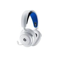 Steelseries ARCTIS NOVA 7P WHITE Headset Wireless Head-band Gaming Bluetooth Blue, White
