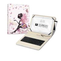 SUBBLIM SUBKT1-USB052 mobile device keyboard Multicolour Micro-USB QWERTY Spanish