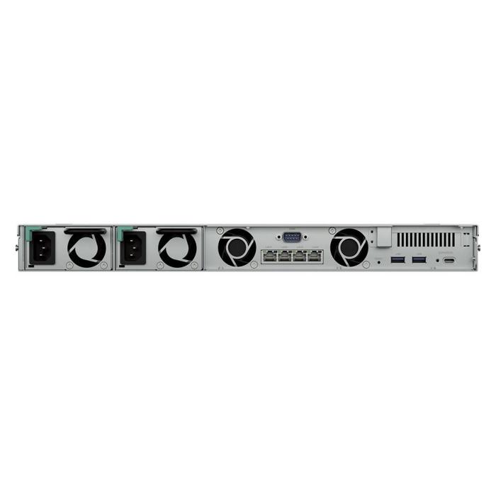 Synology RackStation RS826RP+ NAS/storage server Rack (1U) AMD Ryzen V1500B 4 GB DDR4 0 TB DiskStation Manager Black, Grey — image 4 of 12