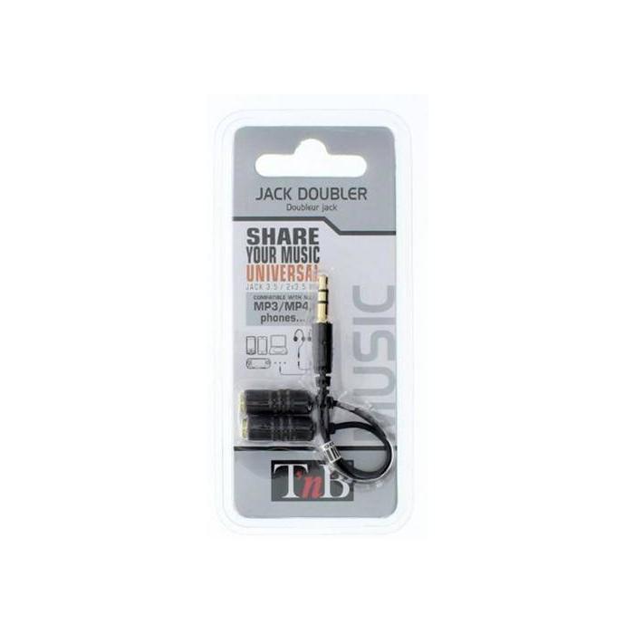 T'nB ADA35235 audio cable 3.5mm 2 x 3.5mm Black — image 2 of 2