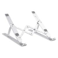 T'nB iClick Notebook Aluminium Stand Laptop & tablet stand Silver 43.2 cm (17'')