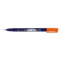 Tombow Fudenosuke calligraphy pen Orange 1 pc(s)