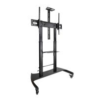 TooQ Ares Floor Stand with Castors, Height Adjustable for 60''-100'' Screens