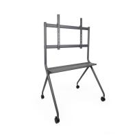 TooQ iSTAND Floor Stand with Wheels for Screens 50''- 86'', Grey