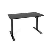 TooQ ORIGAMI Electric Adjustable Desk with Table Top, Black