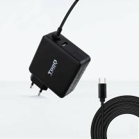 TooQ TQLC-USBC65PD power adapter/inverter Indoor 65 W Black