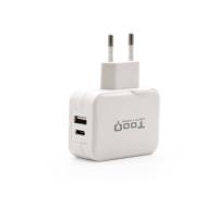 TooQ TQWC-2SC02WT mobile device charger Universal White AC Indoor