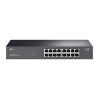 TP-Link LS1016G network switch Unmanaged Gigabit Ethernet (10/100/1000) Black