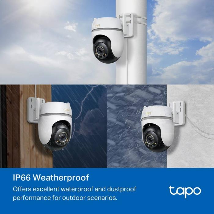 TP-Link Tapo TC43(EU) V2 Spherical IP security camera Indoor & outdoor 2880 x 1620 pixels Ceiling/Wall/Pole — image 13 of 30