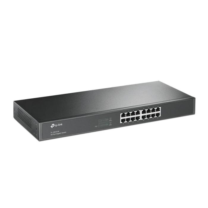 TP-Link TL-SG1016 network switch Unmanaged Gigabit Ethernet (10/100/1000) 1U Black — image 2 of 6