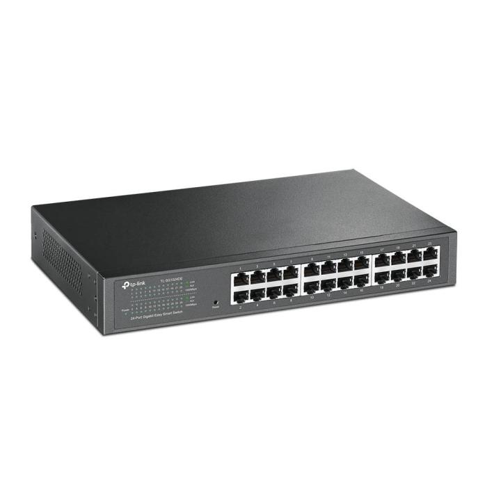 TP-Link TL-SG1024DE network switch Managed L2 Gigabit Ethernet (10/100/1000) Black — image 6 of 8