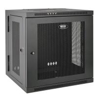 Tripp Lite SRW10US SmartRack 10U Low-Profile Switch-Depth Wall-Mount Small Rack Enclosure, Hinged Back