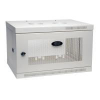 Tripp Lite SRW6UW SmartRack 6U Low-Profile Switch-Depth Wall-Mount Mini Rack Enclosure, White