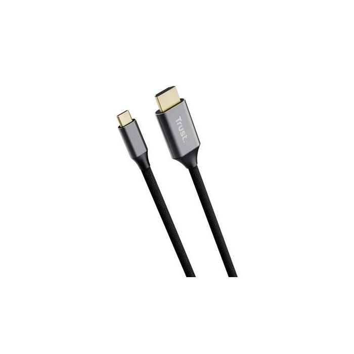 Trust 25630 cable gender changer USB-C HDMI Black, Silver — image 4 of 6