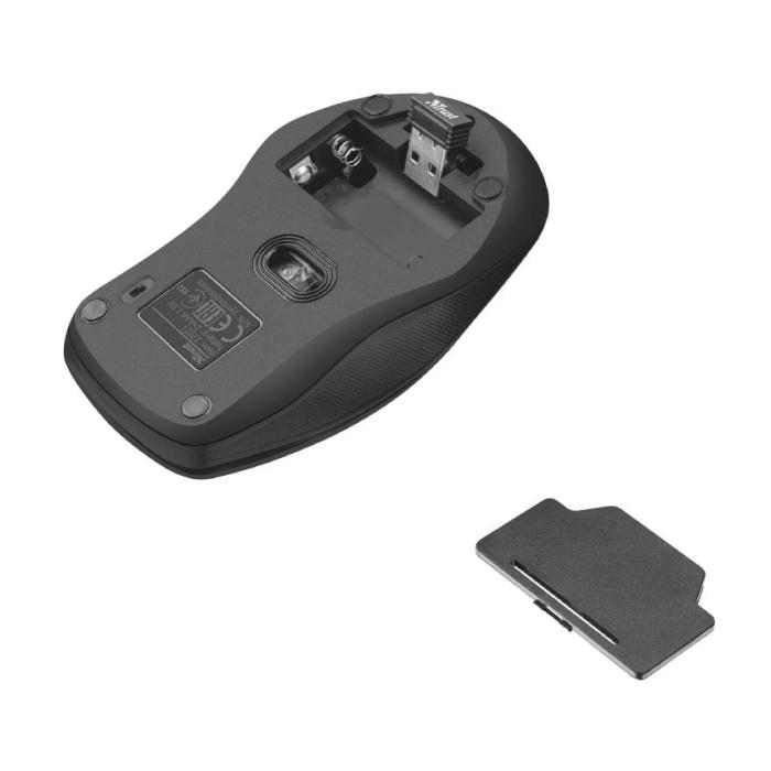 Trust Ziva keyboard Mouse included Universal RF Wireless Spanish Black — image 3 of 9