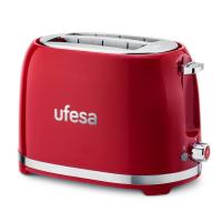 Ufesa 71305516 toaster 7 2 slice(s) 850 W Red